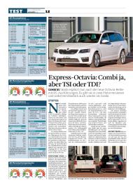 Automobil Revue: Express-Octavia: Combi ja, aber TSI oder TDI? (Ausgabe: 7)