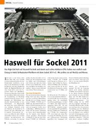 PC Games Hardware: Haswell für Sockel 2011 (Ausgabe: 10)