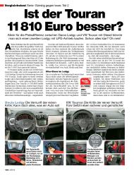 auto motor und sport: Ist der Touran 11.810 Euro besser? (Ausgabe: 2)