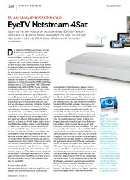 MAC LIFE: Elgato EyeTV Netstream 4Sat (Ausgabe: 3)