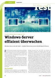 com! professional: Windows-Server effizient überwachen (Ausgabe: 4)