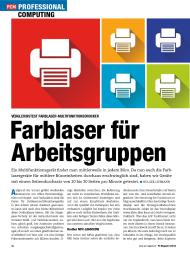 PC Magazin/PCgo: Farblaser für Arbeitsgruppen (Ausgabe: 6)