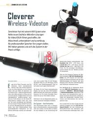 professional audio: Cleverer Wireless-Videoton (Ausgabe: 10)