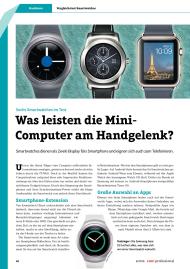 com! professional: Was leisten die Mini-Computer am Handgelenk? (Ausgabe: 6)