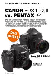 FOTOHITS: Canon EOS-1D X II vs. Pentax K-1 (Ausgabe: 7-8/2016)