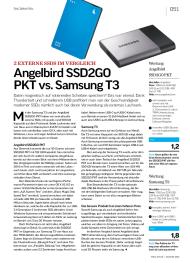 MAC LIFE: Angelbird SSD2GO PKT vs. Samsung T3 (Ausgabe: 9)