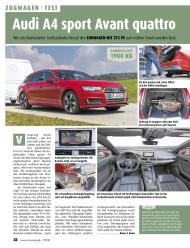 CARAVANING: Audi A4 sport Avant quattro (Ausgabe: 7)