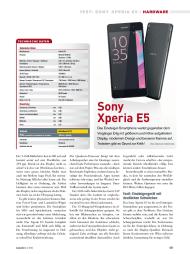 AndroidWelt: Sony Xperia E5 (Ausgabe: 5)