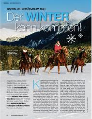 Mein Pferd: Der Winter kann kommen (Ausgabe: 12)