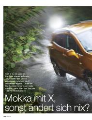 auto motor und sport: Mokka mit X, sonst ändert sich nix? (Ausgabe: 22)