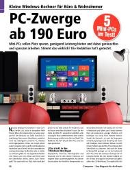 Computer - Das Magazin für die Praxis: PC-Zwerge ab 190 Euro (Ausgabe: 7)