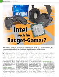 PC Games Hardware: Intel auch für Budget-Gamer? (Ausgabe: 3)