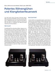 HIFI-STARS: Potentes Röhrenglühen und Klangfarbenfeuerwerk (Ausgabe: Nr. 34 (März-Mai 2017))