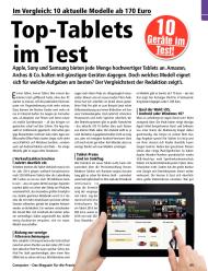 Computer - Das Magazin für die Praxis: Top-Tablets im Test (Ausgabe: 5)