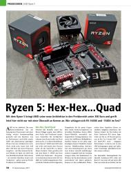 PC Games Hardware: Ryzen 5: Hex-Hex...Quad (Ausgabe: 6)