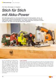 Heimwerker Praxis: Stich für Stich mit Akku-Power (Ausgabe: 2)