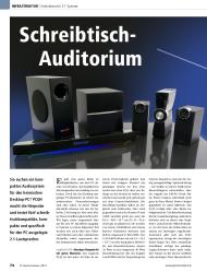 PC Games Hardware: Schreibtisch-Auditorium (Ausgabe: 6)