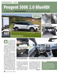 CARAVANING: Peugeot 5008 2.0 BlueHDI (Ausgabe: 10)