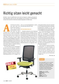FACTS: Bürostühle im Test: Viasit, 1000 Stühle und Wagner (Ausgabe: 7-8/2007)