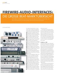Beat: Zwölf Firewire-Interfaces auf dem Prüfstand (Ausgabe: 3)