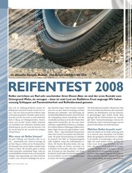 Radfahren: „Reifentest 2008“ - Fette Reifen (Ausgabe: 3)