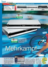 Audio Video Foto Bild: „Mehrkampf“ - DVD-Recorder mit analogem Empfangsteil (Ausgabe: 6)