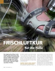 Radfahren: Frischluftkur für die Füße (Ausgabe: 6)