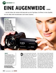 VIDEOAKTIV: Eine Augenweide ... (Ausgabe: Sonderheft Camcorder Kaufberater 1/2009)