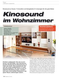 Heimkino: Kinosound im Wohnzimmer (Ausgabe: 2-3/2010)