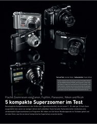 DigitalPHOTO: 5 kompakte Superzoomer im Test (Ausgabe: 2)