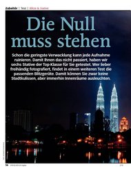 SPIEGELREFLEX digital: „Die Null muss stehen“ - Stative ab 400 Euro (Ausgabe: 2)