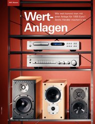 AUDIO/stereoplay: „Wert-Anlagen“ - Lautsprecher (Ausgabe: 1)