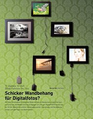 DigitalPHOTO: Schicker Wandbehang für Digitalfotos? (Ausgabe: 4)