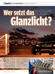 Auto Bild sportscars: „Wer setzt das Glanzlicht?“ - Hinterreifen HA 255/30 R 19 (Ausgabe: 4)