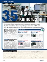 PC-WELT: 35 Digitalkameras im Vergleich (Ausgabe: 6)