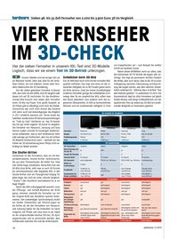 audiovision: Vier Fernseher im 3D-Check (Ausgabe: 12)