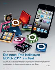 iPhone & more: Die neue iPod-Kollektion 2010/2011 im Test (Ausgabe: 1)