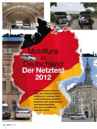 connect: Mobilfunk in Deutschland - Der Netztest 2012 (Ausgabe: 12)