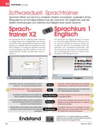 PC NEWS: Softwareduell: Sprachtrainer (Ausgabe: Nr. 2 (Februar/März 2013))