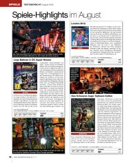 SFT-Magazin: Spiele-Highlights im August (Ausgabe: 8)