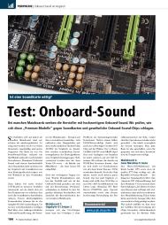 PC Games Hardware: Test: Onboard-Sound (Ausgabe: 6)