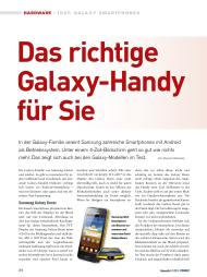 GalaxyWelt: Das richtige Galaxy-Handy für Sie (Ausgabe: 2/2013 (März-Mai))