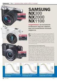 FOTOTEST: Samsung NX300, NX2000, NX1100 (Ausgabe: Nr. 4 (Juli/August 2013))
