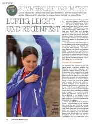 Mein Pferd: Luftig, leicht und regenfest (Ausgabe: Nr. 8 (August 2013))