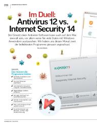 MAC LIFE: Im Duell: Antivirus 12 vs. Internet Security 14 (Ausgabe: 11)