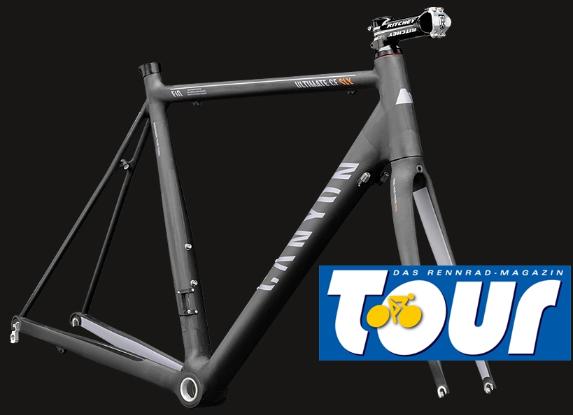 Fahrradrahmen Canyon bequem UND fahrstabil