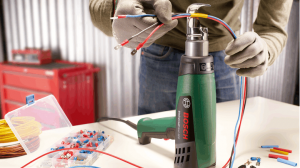 Schrumpgen mit Heißluftgebläse