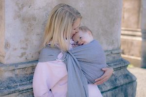 Babytragetuch mit Ring-Gürtelschnalle Amazonas Carry Sling