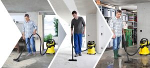 Kärcher Mehrzwecksauger im Einsatz