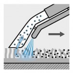 Sprüh- und Saugdüse - das besondere Kenzeichen eines Waschsaugers